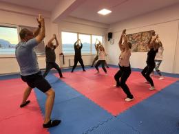 Vadba za starejše z elementi Taekwon-doja v Lescah